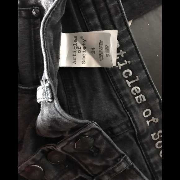 ARTICLES OF SOCIETY Moto Blackout button fly 24 - Picture 6 of 9